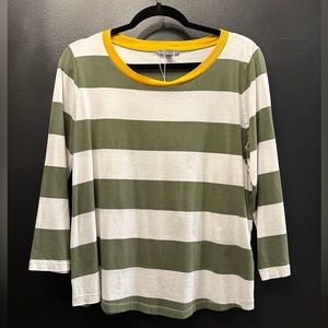 COS long sleeve striped shirt.